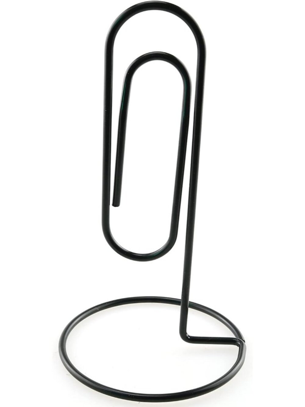 1PC Black Study Note Holder Office Desk Paper Clip Memo Holder & Organizer, Perf